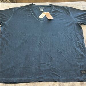 Diesel Deep Blue V-Neck Tee NWT 10/10 condition